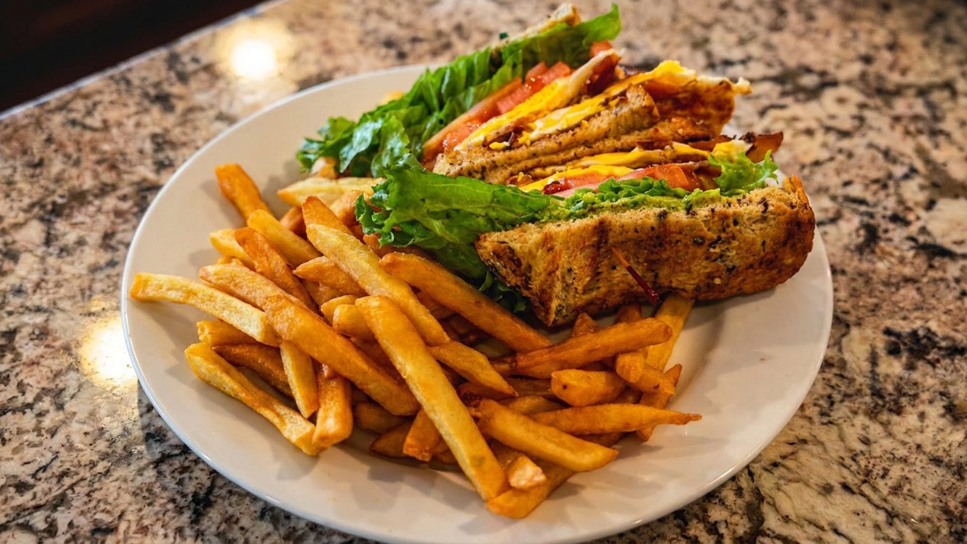 Onion rings, fries, and all the classics