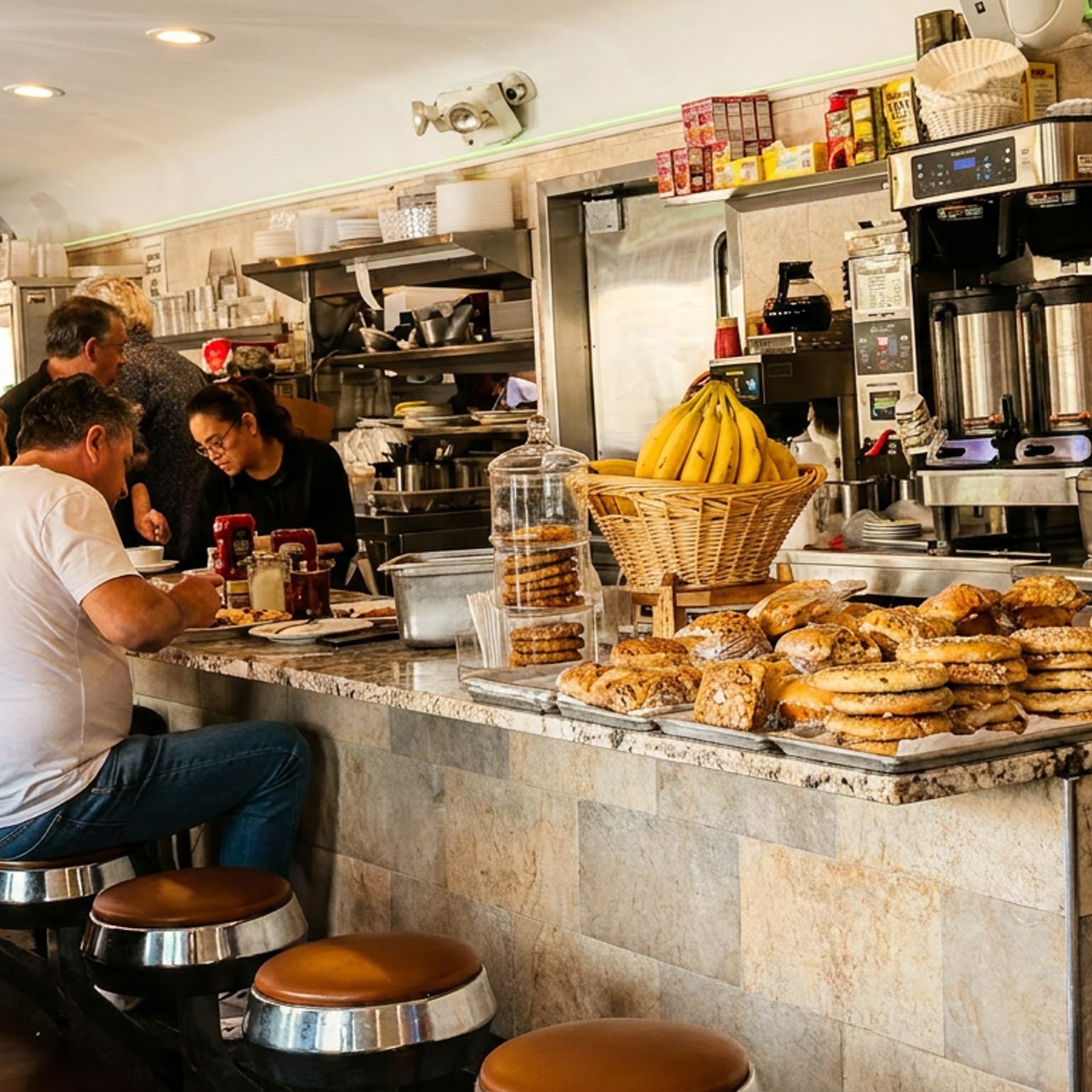 The counter is always open