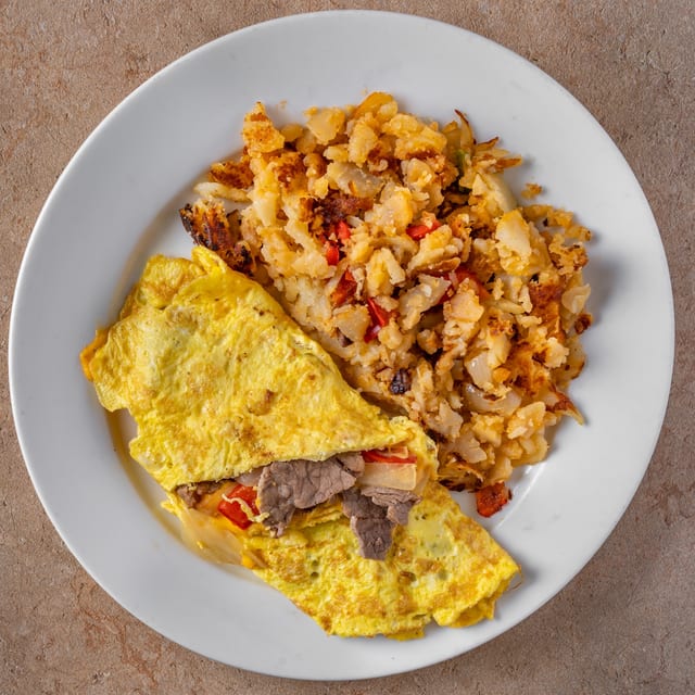 Philly Omelette.