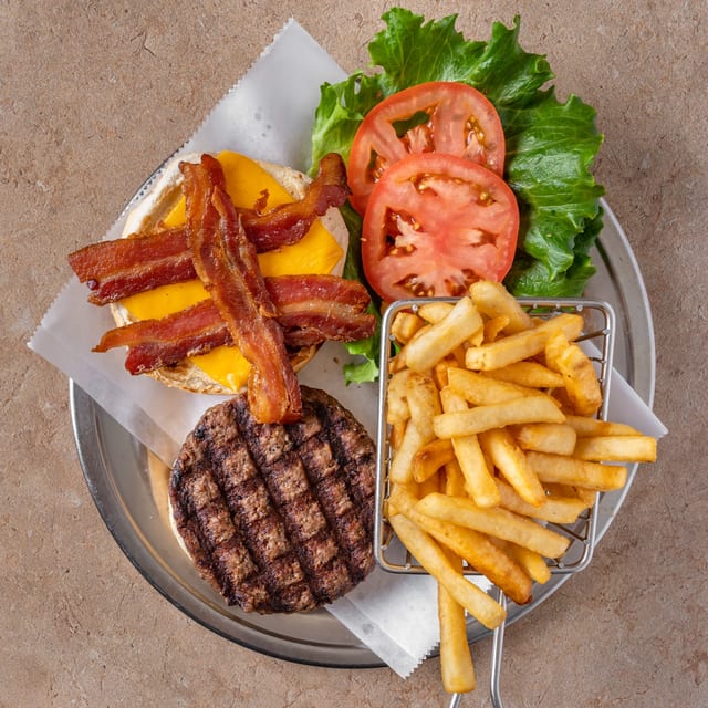 Bacon Cheese Burger.
