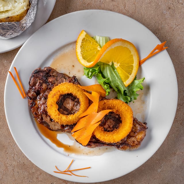 NY Sirloin Steak.
